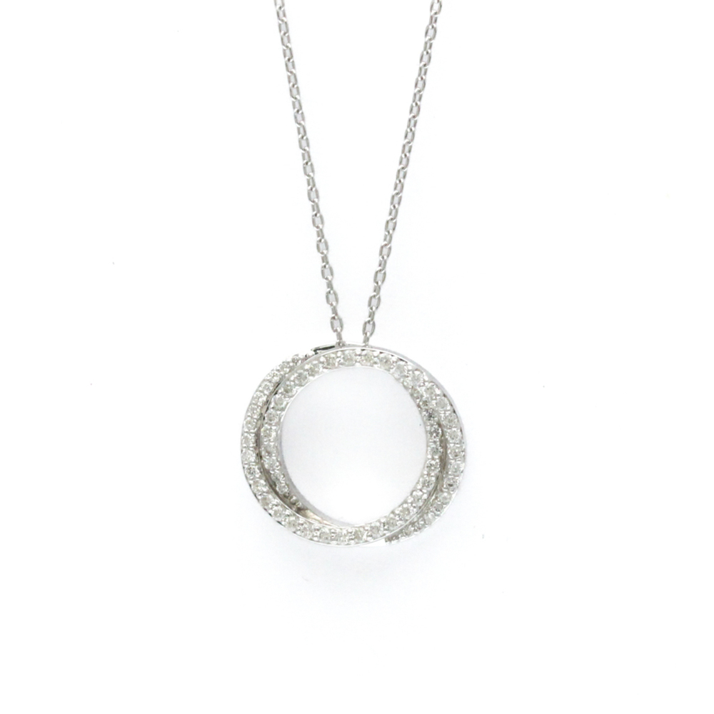 PONTE VECCHIO 18k Silver Diamond Necklace